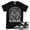 TeeVivo T-Shirt Match Air Jordan 1 Retro High OG Black White Awake – Air Jordan 1 Shirt, AJ1 Shirt