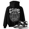 TeeVivo Hoodie Match Air Jordan 1 Retro High OG Black White Crime – Air Jordan 1 Hoodie, AJ1 Hoodie