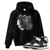 TeeVivo Hoodie Match Air Jordan 1 Retro High OG Black White Gambling – Air Jordan 1 Hoodie, AJ1 Hoodie