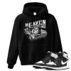 TeeVivo Hoodie Match Air Jordan 1 Retro High OG Black White Heaven vibes – Air Jordan 1 Hoodie, AJ1 Hoodie