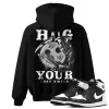 TeeVivo Hoodie Match Air Jordan 1 Retro High OG Black White Hug your lost smile – Air Jordan 1 Hoodie, AJ1 Hoodie