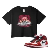 TeeVivo Crop Top Match Air Jordan 1 Retro High OG Chicago Lost and Found Blessed – Air Jordan 1 Crop Top, AJ1 Crop Top
