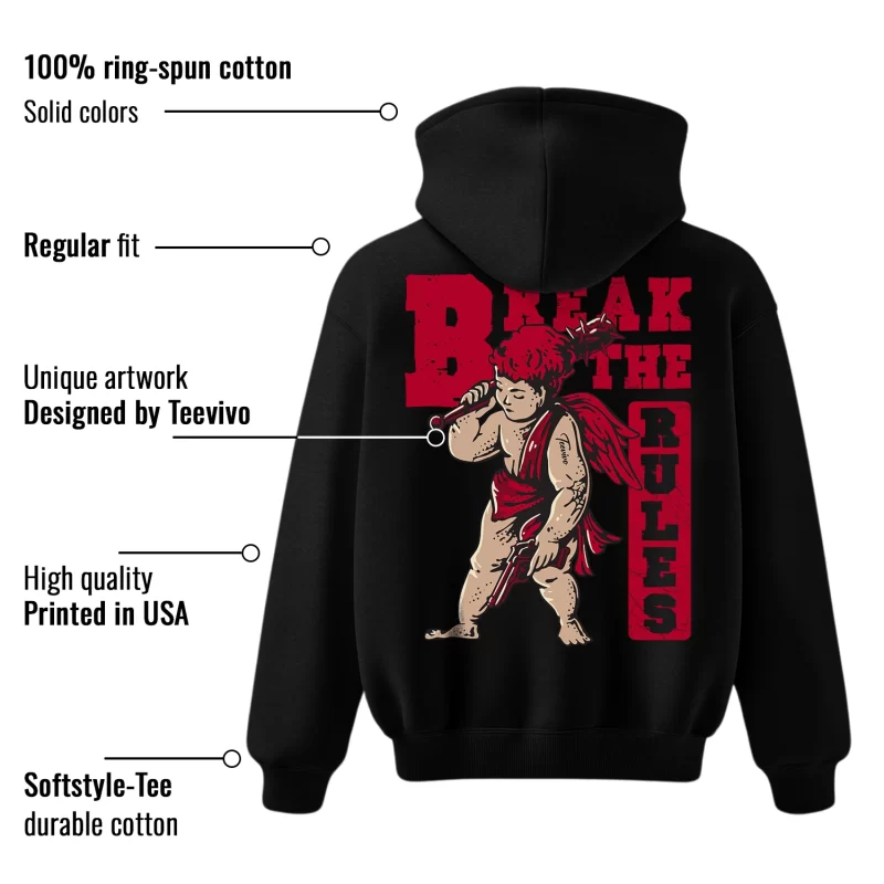 TeeVivo Hoodie Match Air Jordan 1 Retro High OG Chicago Lost and Found Break the rules – Air Jordan 1 Hoodie, AJ1 Hoodie