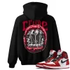 TeeVivo Hoodie Match Air Jordan 1 Retro High OG Chicago Lost and Found Crime – Air Jordan 1 Hoodie, AJ1 Hoodie