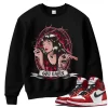 TeeVivo Sweatshirt Match Air Jordan 1 Retro High OG Chicago Lost and Found God Daaamn – Air Jordan 1 Sweatshirt, AJ1 Sweatshirt