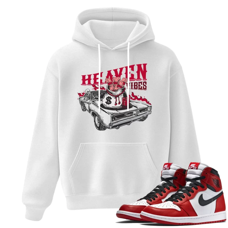 TeeVivo Hoodie Match Air Jordan 1 Retro High OG Chicago Lost and Found Heaven vibes – Air Jordan 1 Hoodie, AJ1 Hoodie