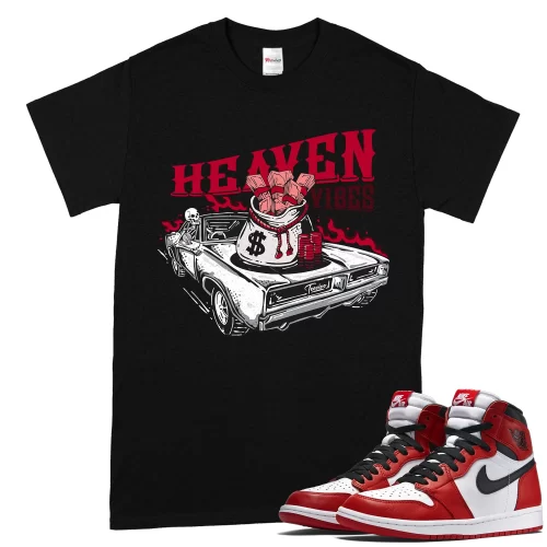 TeeVivo T-Shirt Match Air Jordan 1 Retro High OG Chicago Lost and Found Heaven vibes – Air Jordan 1 Shirt, AJ1 Shirt