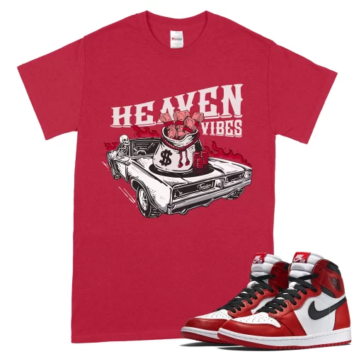 TeeVivo T-Shirt Match Air Jordan 1 Retro High OG Chicago Lost and Found Heaven vibes – Air Jordan 1 Shirt, AJ1 Shirt