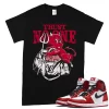 TeeVivo T-Shirt Match Air Jordan 1 Retro High OG Chicago Lost and Found Trust no one – Air Jordan 1 Shirt, AJ1 Shirt