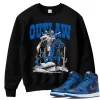 TeeVivo Sweatshirt Match Air Jordan 1 Retro High OG Dark Marina Blue Outlaw – Air Jordan 1 Sweatshirt, AJ1 Sweatshirt