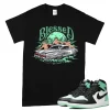 TeeVivo T-Shirt Match Air Jordan 1 Retro High OG Green Glow Blessed – Air Jordan 1 Shirt, AJ1 Shirt