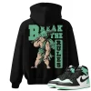 TeeVivo Hoodie Match Air Jordan 1 Retro High OG Green Glow Break the rules – Air Jordan 1 Hoodie, AJ1 Hoodie