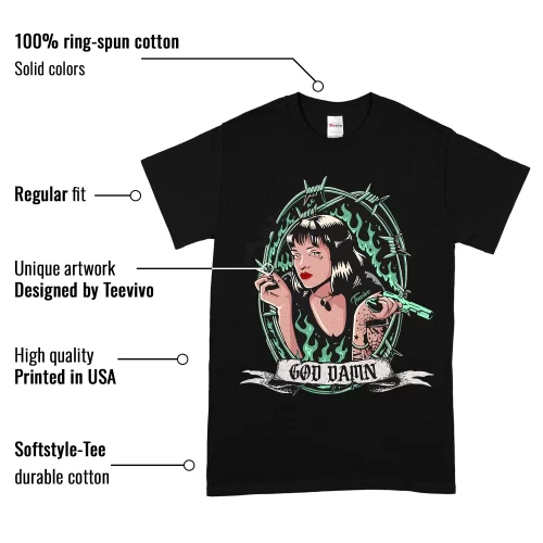 TeeVivo T-Shirt Match Air Jordan 1 Retro High OG Green Glow God Daaamn – Air Jordan 1 Shirt, AJ1 Shirt