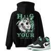 TeeVivo Hoodie Match Air Jordan 1 Retro High OG Green Glow Hug your lost smile – Air Jordan 1 Hoodie, AJ1 Hoodie