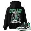 TeeVivo Hoodie Match Air Jordan 1 Retro High OG Green Glow Outlaw – Air Jordan 1 Hoodie, AJ1 Hoodie