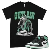 TeeVivo T-Shirt Match Air Jordan 1 Retro High OG Green Glow Outlaw – Air Jordan 1 Shirt, AJ1 Shirt