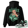 TeeVivo Hoodie Match Air Jordan 1 Retro High OG Green Glow Trust no one – Air Jordan 1 Hoodie, AJ1 Hoodie