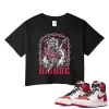 TeeVivo Crop Top Match Air Jordan 1 Retro High OG Heritage Awake – Air Jordan 1 Crop Top, AJ1 Crop Top