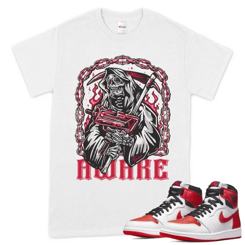 TeeVivo T-Shirt Match Air Jordan 1 Retro High OG Heritage Awake – Air Jordan 1 Shirt, AJ1 Shirt
