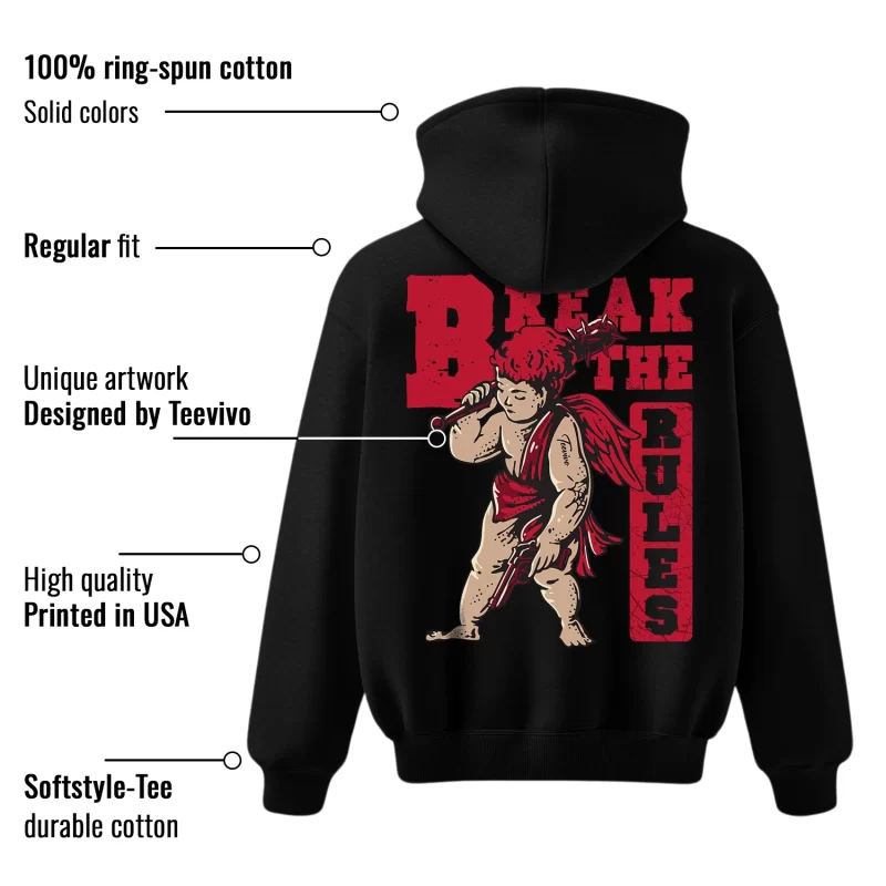 TeeVivo Hoodie Match Air Jordan 1 Retro High OG Heritage Break the rules – Air Jordan 1 Hoodie, AJ1 Hoodie