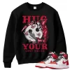 TeeVivo Sweatshirt Match Air Jordan 1 Retro High OG Heritage Hug your lost smile – Air Jordan 1 Sweatshirt, AJ1 Sweatshirt