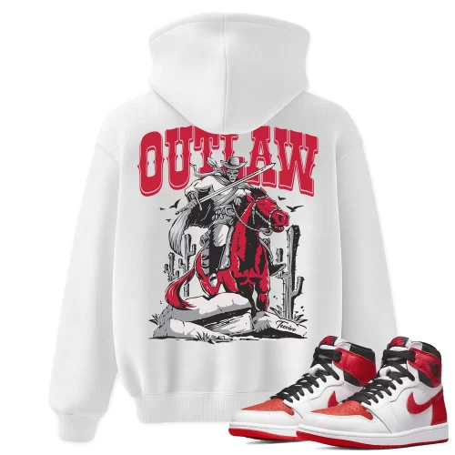 TeeVivo Hoodie Match Air Jordan 1 Retro High OG Heritage Outlaw – Air Jordan 1 Hoodie, AJ1 Hoodie