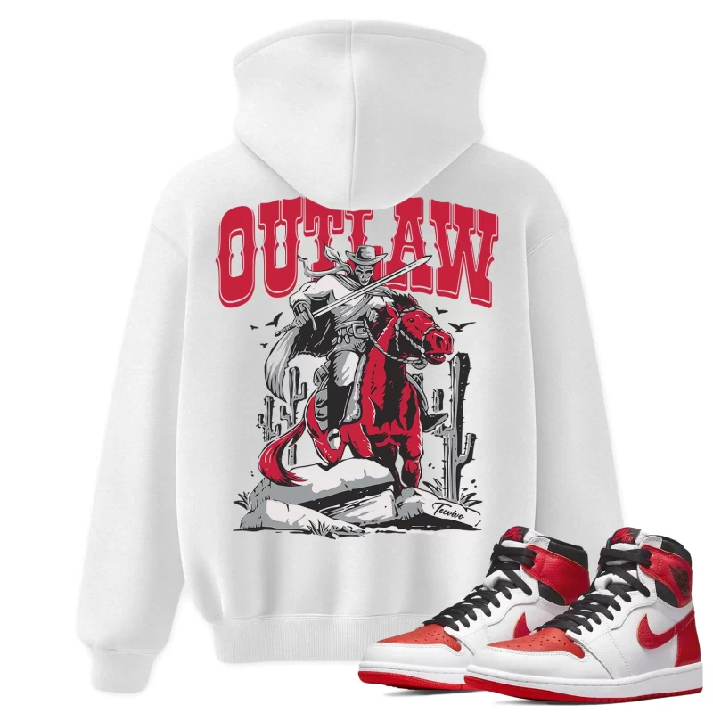 TeeVivo Hoodie Match Air Jordan 1 Retro High OG Heritage Outlaw – Air Jordan 1 Hoodie, AJ1 Hoodie