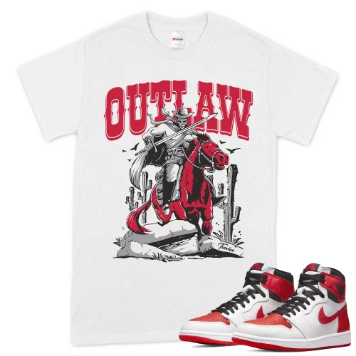 TeeVivo T-Shirt Match Air Jordan 1 Retro High OG Heritage Outlaw – Air Jordan 1 Shirt, AJ1 Shirt