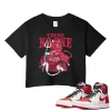 TeeVivo Crop Top Match Air Jordan 1 Retro High OG Heritage Trust no one – Air Jordan 1 Crop Top, AJ1 Crop Top