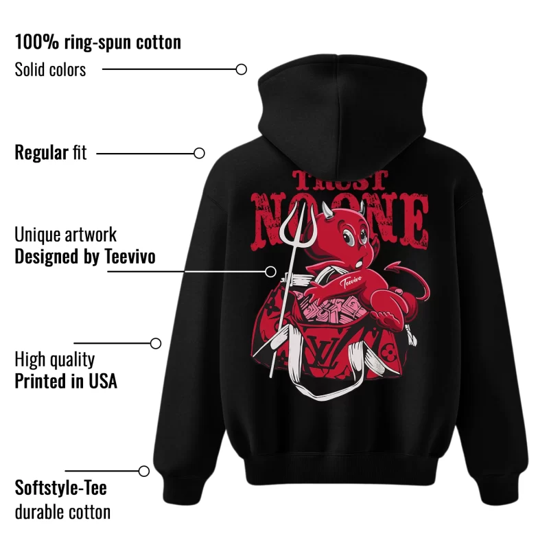 TeeVivo Hoodie Match Air Jordan 1 Retro High OG Heritage Trust no one – Air Jordan 1 Hoodie, AJ1 Hoodie