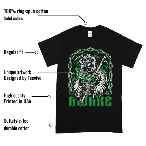TeeVivo T-Shirt Match Air Jordan 1 Retro High OG Lucky Green Awake – Air Jordan 1 Shirt, AJ1 Shirt