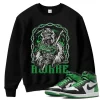 TeeVivo Sweatshirt Match Air Jordan 1 Retro High OG Lucky Green Awake – Air Jordan 1 Sweatshirt, AJ1 Sweatshirt