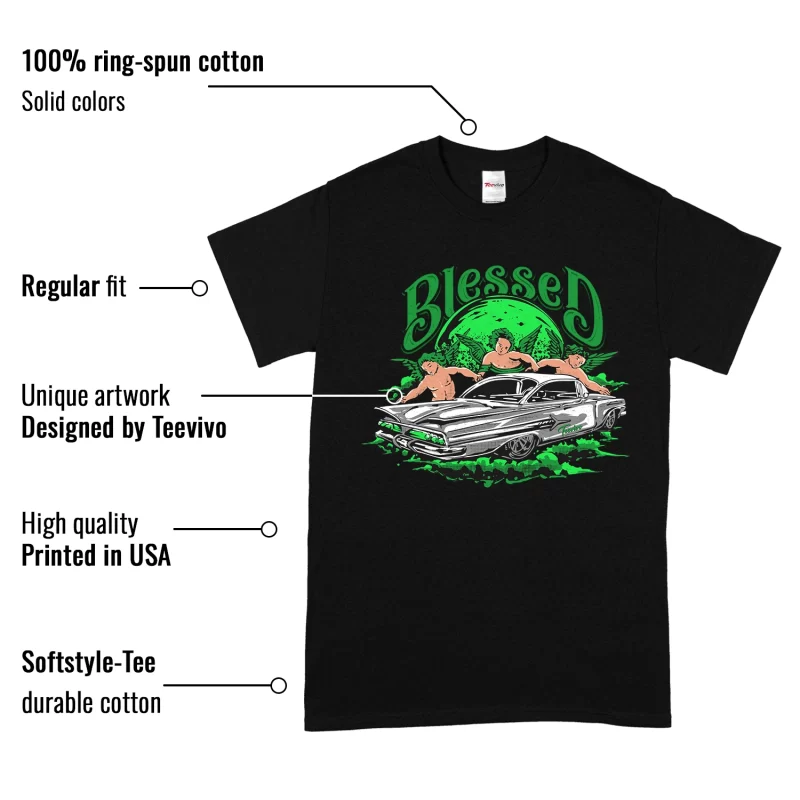 TeeVivo T-Shirt Match Air Jordan 1 Retro High OG Lucky Green Blessed – Air Jordan 1 Shirt, AJ1 Shirt