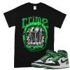 TeeVivo T-Shirt Match Air Jordan 1 Retro High OG Lucky Green Crime – Air Jordan 1 Shirt, AJ1 Shirt