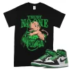 TeeVivo T-Shirt Match Air Jordan 1 Retro High OG Lucky Green Trust no one – Air Jordan 1 Shirt, AJ1 Shirt
