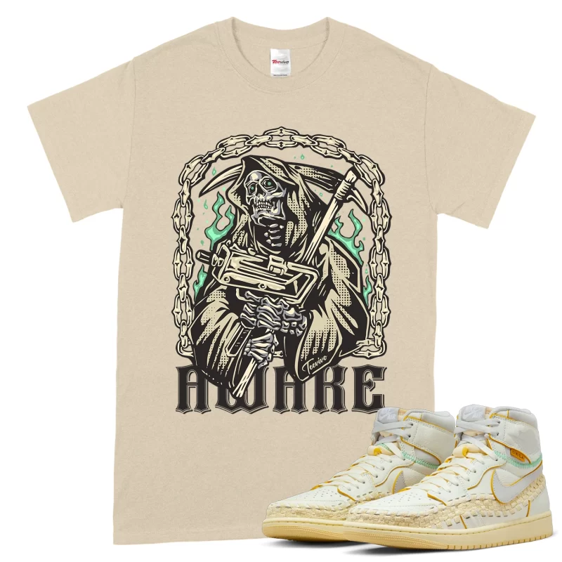 TeeVivo T-Shirt Match Air Jordan 1 Retro High OG SP Union LA Bephies Beauty Supply Summer of 96 Awake – Air Jordan 1 Shirt, AJ1 Shirt