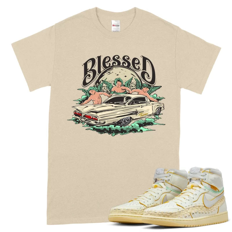 TeeVivo T-Shirt Match Air Jordan 1 Retro High OG SP Union LA Bephies Beauty Supply Summer of 96 Blessed – Air Jordan 1 Shirt, AJ1 Shirt