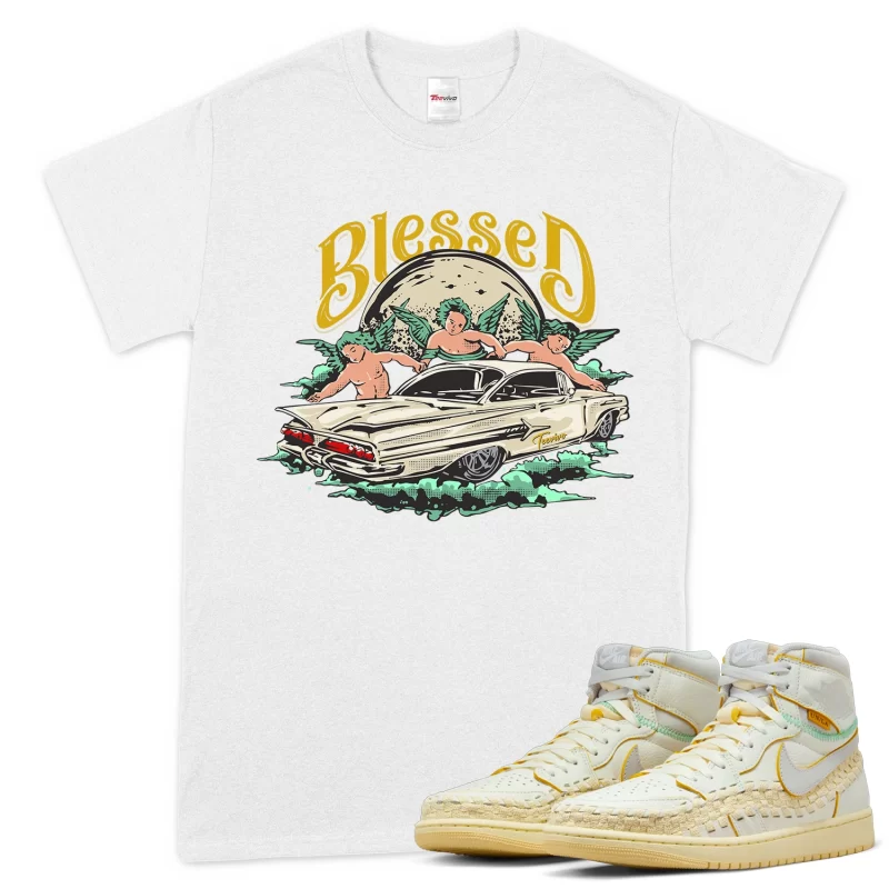 TeeVivo T-Shirt Match Air Jordan 1 Retro High OG SP Union LA Bephies Beauty Supply Summer of 96 Blessed – Air Jordan 1 Shirt, AJ1 Shirt