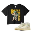 TeeVivo Crop Top Match Air Jordan 1 Retro High OG SP Union LA Bephies Beauty Supply Summer of 96 Break the rules – Air Jordan 1 Crop Top, AJ1 Crop Top