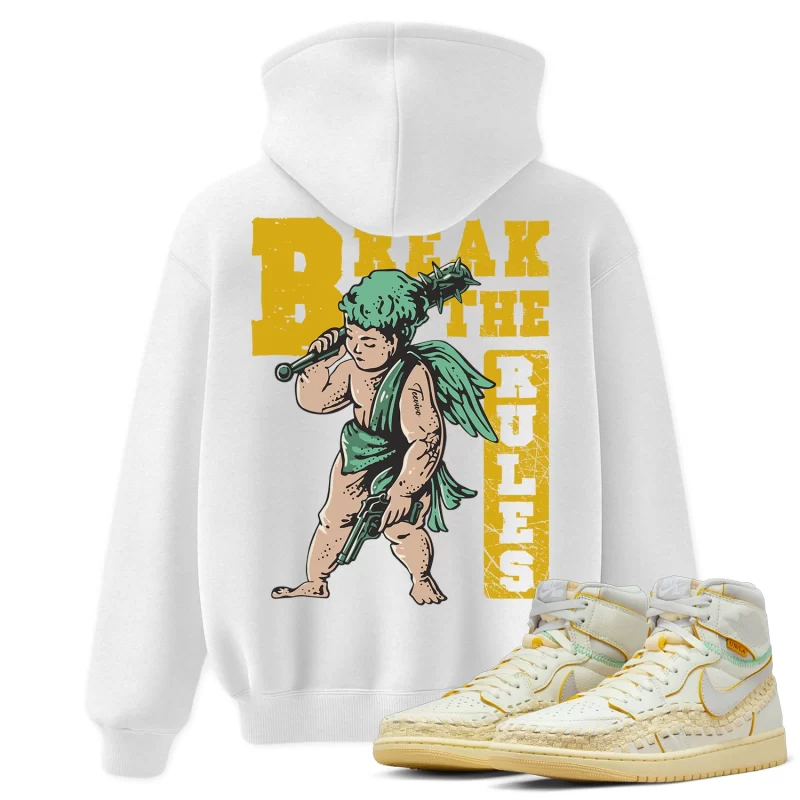 TeeVivo Hoodie Match Air Jordan 1 Retro High OG SP Union LA Bephies Beauty Supply Summer of 96 Break the rules – Air Jordan 1 Hoodie, AJ1 Hoodie