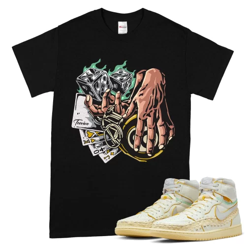TeeVivo T-Shirt Match Air Jordan 1 Retro High OG SP Union LA Bephies Beauty Supply Summer of 96 Gambling – Air Jordan 1 Shirt, AJ1 Shirt