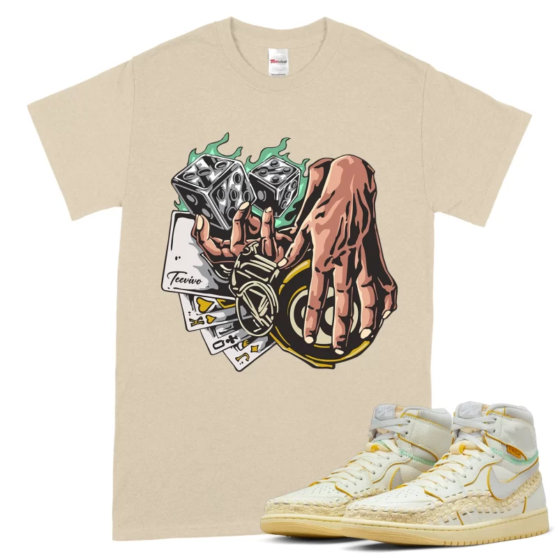 TeeVivo T-Shirt Match Air Jordan 1 Retro High OG SP Union LA Bephies Beauty Supply Summer of 96 Gambling – Air Jordan 1 Shirt, AJ1 Shirt