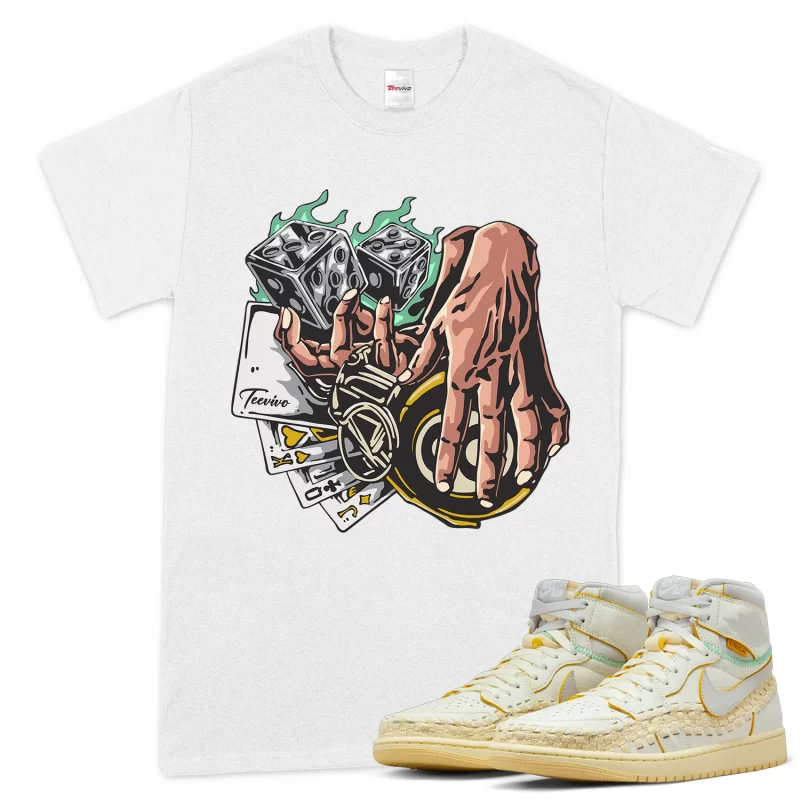 TeeVivo T-Shirt Match Air Jordan 1 Retro High OG SP Union LA Bephies Beauty Supply Summer of 96 Gambling – Air Jordan 1 Shirt, AJ1 Shirt