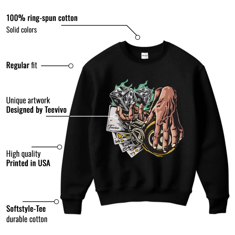 TeeVivo Sweatshirt Match Air Jordan 1 Retro High OG SP Union LA Bephies Beauty Supply Summer of 96 Gambling – Air Jordan 1 Sweatshirt, AJ1 Sweatshirt
