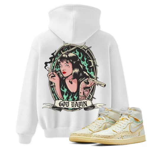 TeeVivo Hoodie Match Air Jordan 1 Retro High OG SP Union LA Bephies Beauty Supply Summer of 96 God Daaamn – Air Jordan 1 Hoodie, AJ1 Hoodie