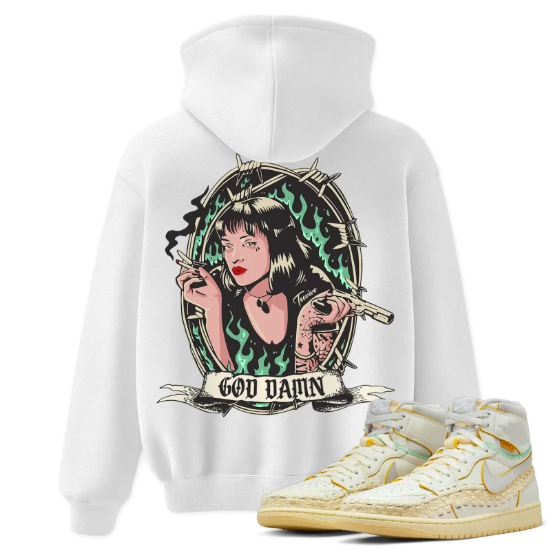 TeeVivo Hoodie Match Air Jordan 1 Retro High OG SP Union LA Bephies Beauty Supply Summer of 96 God Daaamn – Air Jordan 1 Hoodie, AJ1 Hoodie