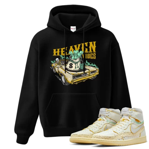 TeeVivo Hoodie Match Air Jordan 1 Retro High OG SP Union LA Bephies Beauty Supply Summer of 96 Heaven vibes – Air Jordan 1 Hoodie, AJ1 Hoodie