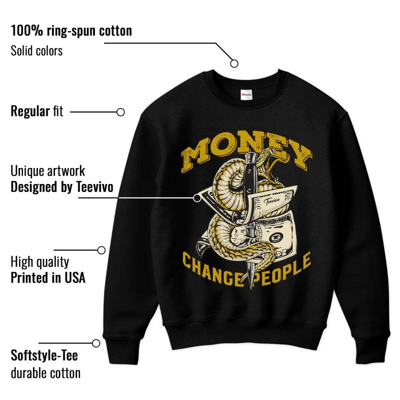 TeeVivo Sweatshirt Match Air Jordan 1 Retro High OG SP Union LA Bephies Beauty Supply Summer of 96 Money change people – Air Jordan 1 Sweatshirt, AJ1 Sweatshirt