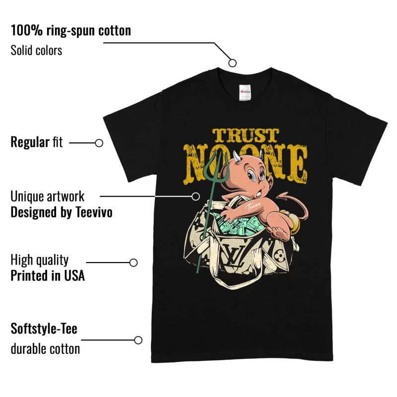 TeeVivo T-Shirt Match Air Jordan 1 Retro High OG SP Union LA Bephies Beauty Supply Summer of 96 Trust no one – Air Jordan 1 Shirt, AJ1 Shirt