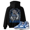 TeeVivo Hoodie Match Air Jordan 1 Retro High OG True Blue Awake – Air Jordan 1 Hoodie, AJ1 Hoodie